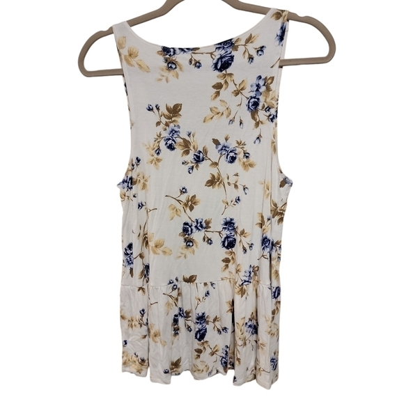 American Eagle size medium blue and beige tank top - Picture 4 of 9